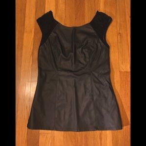 Express Pleather Top